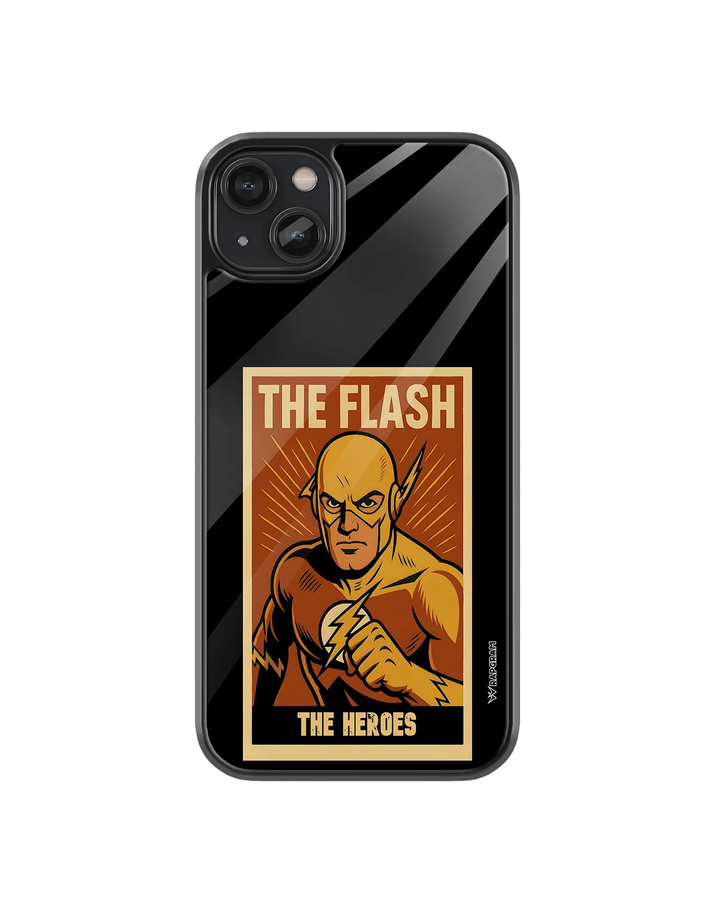 Flash Heroes Glass Case