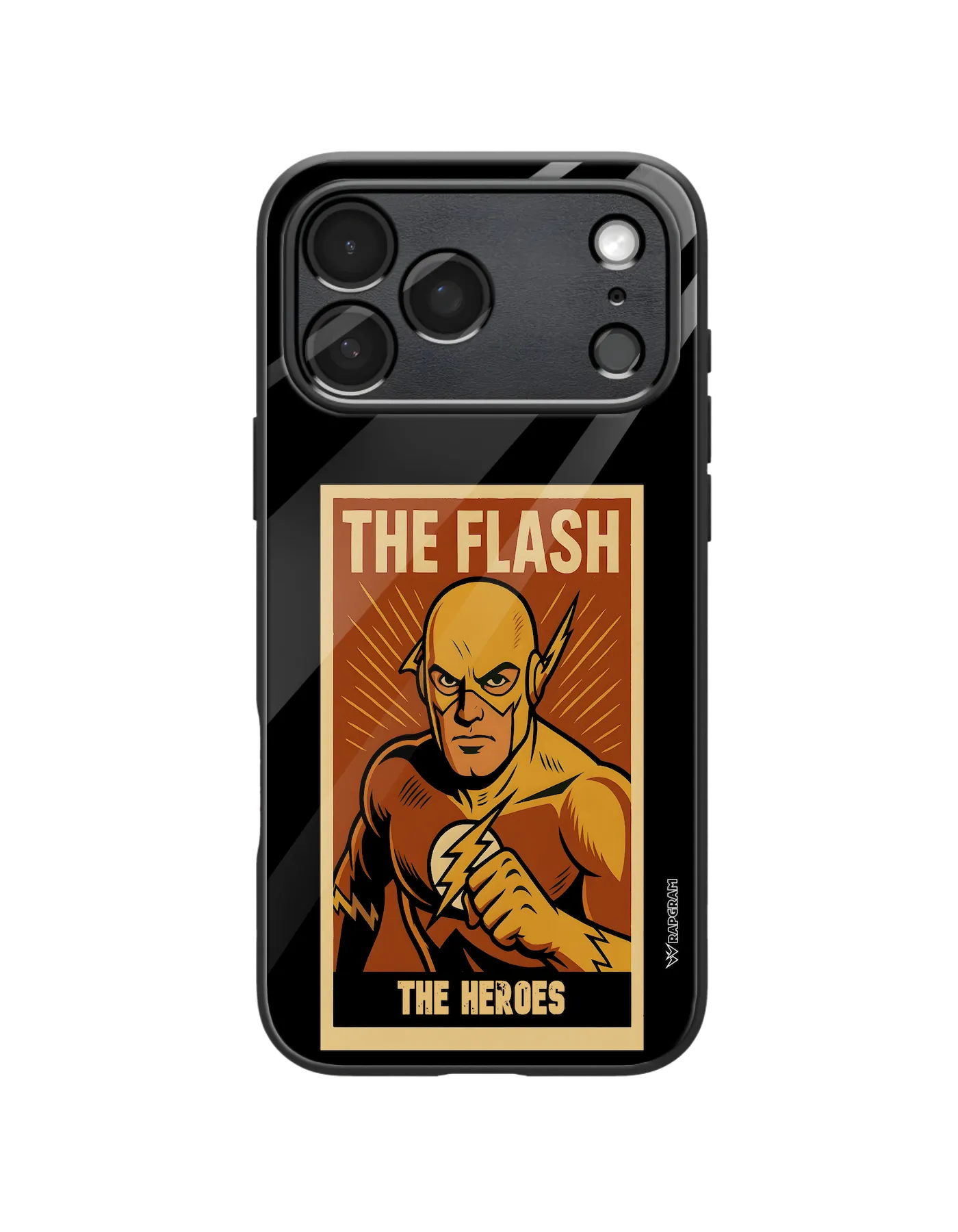 Flash Heroes Glass Case