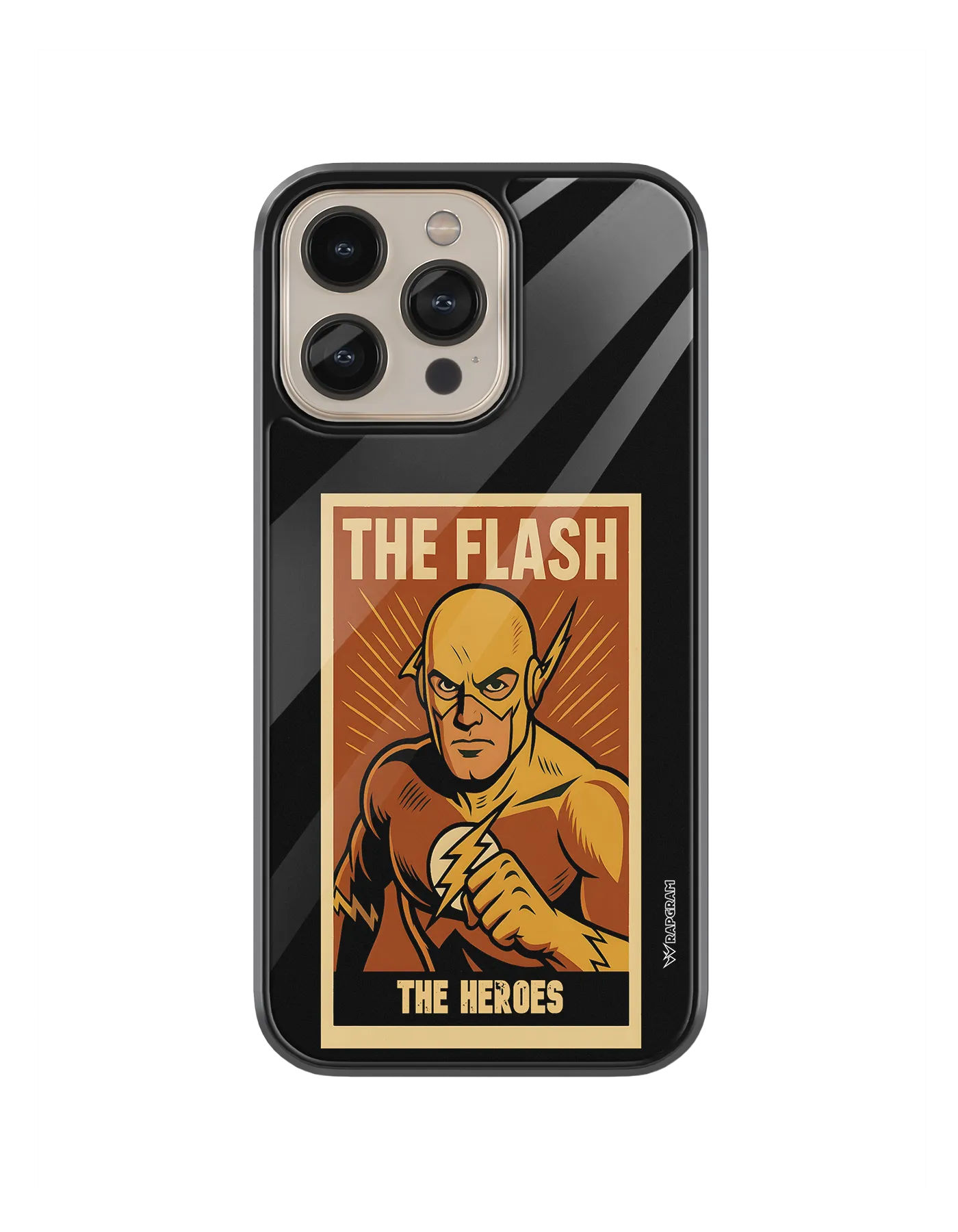 Flash Heroes Glass Case