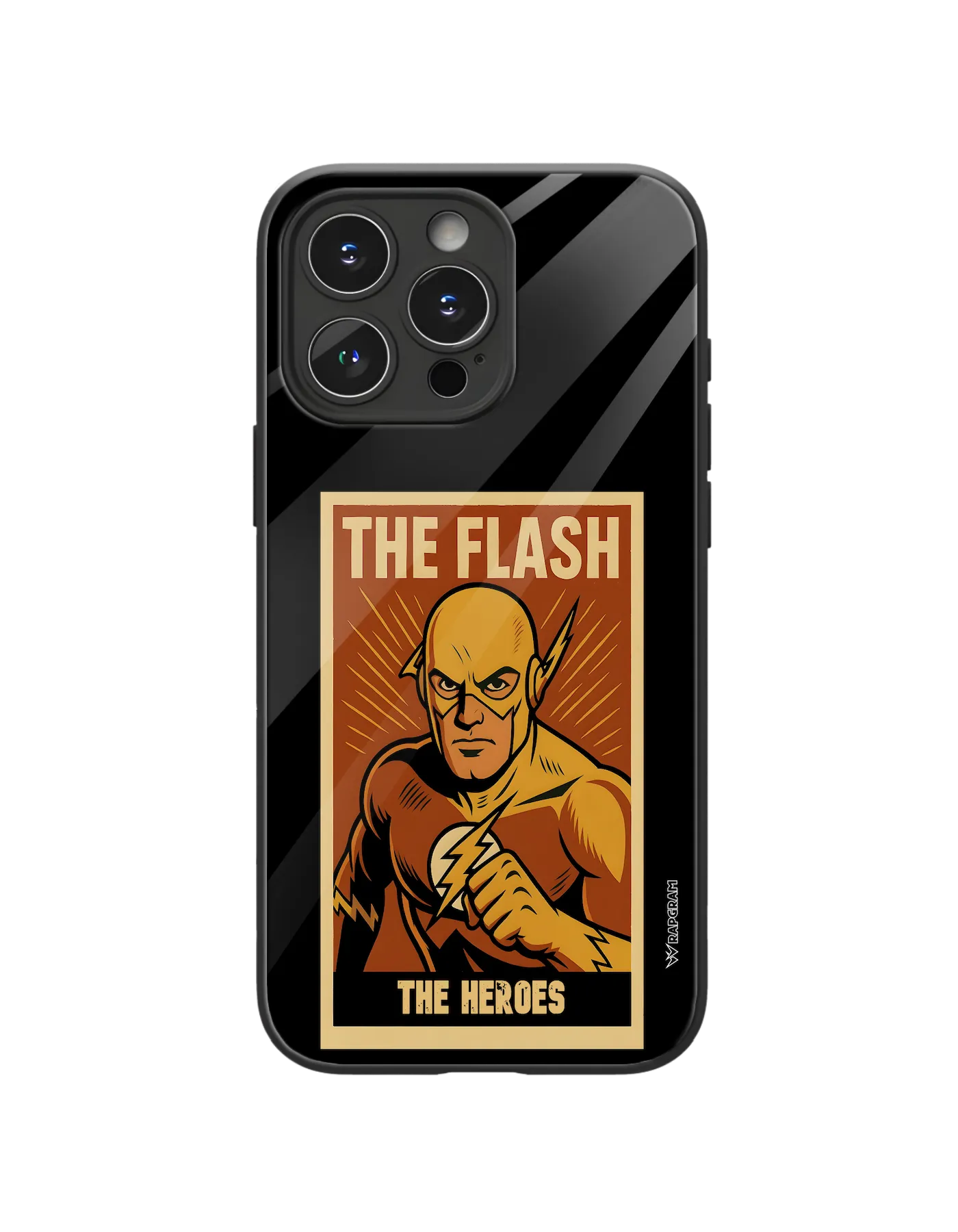 Flash Heroes Glass Case
