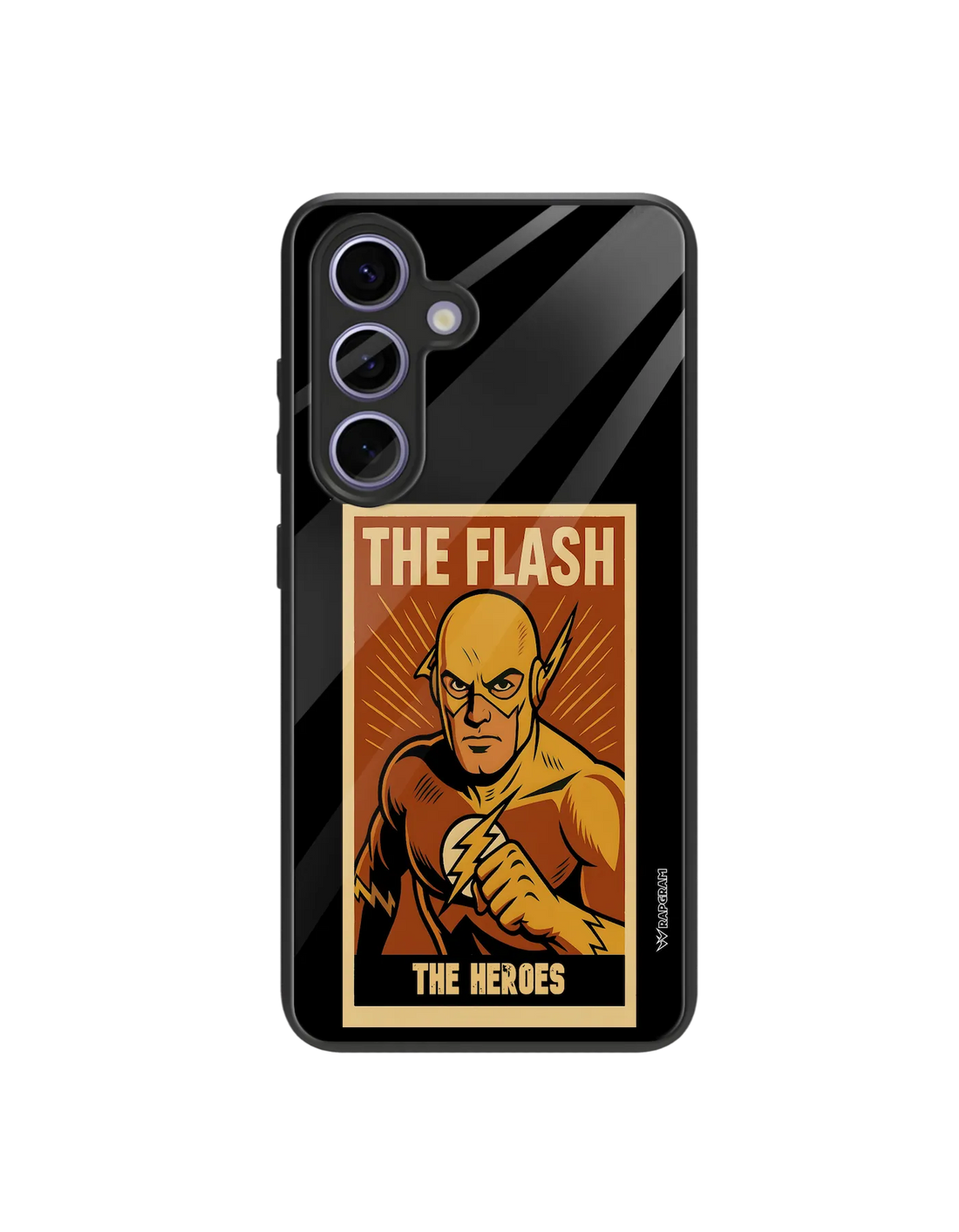Flash Heroes Glass Case