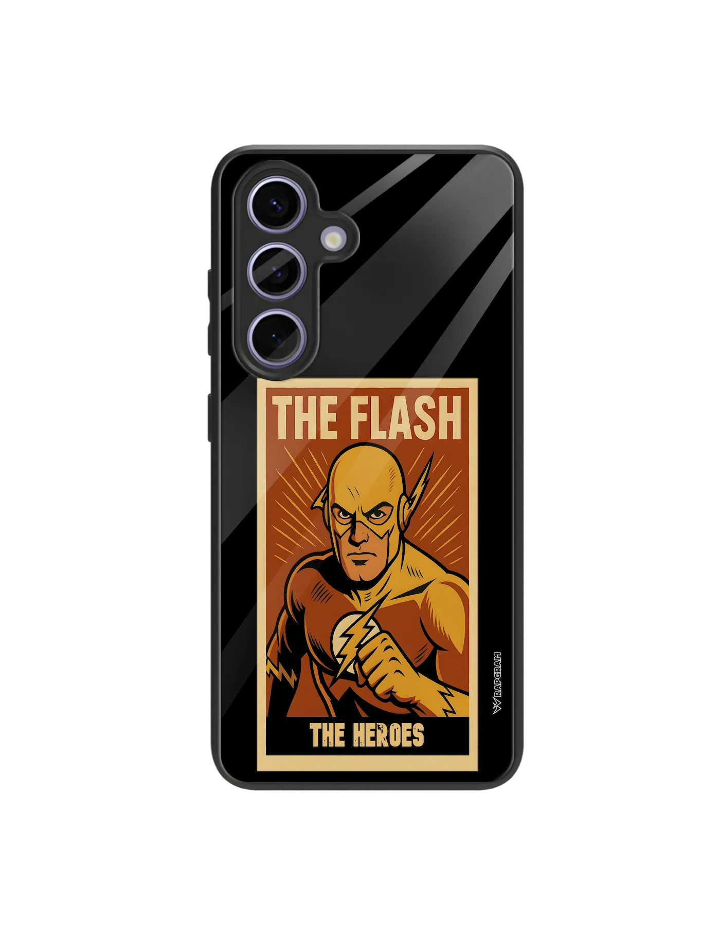 Flash Heroes Glass Case
