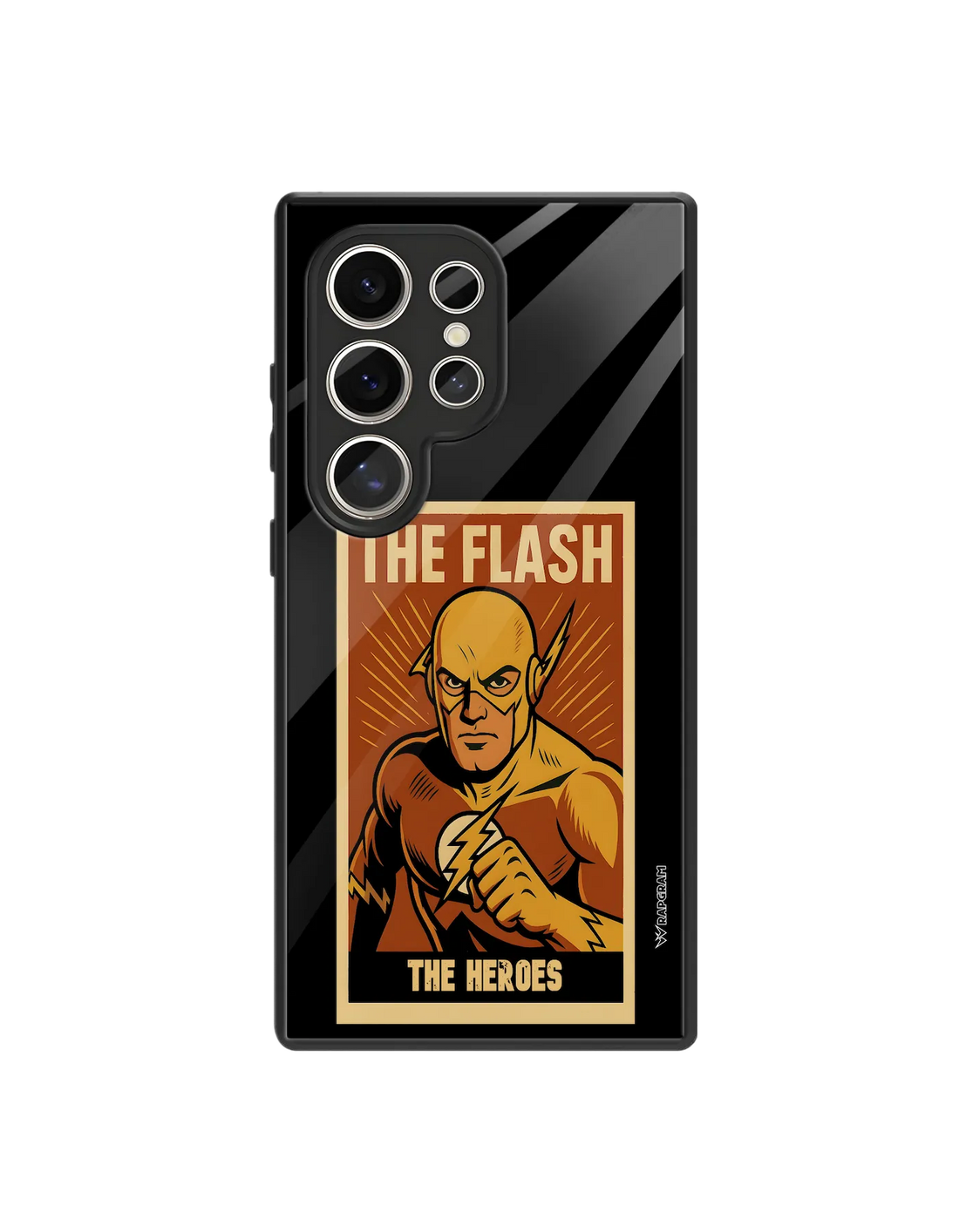 Flash Heroes Glass Case