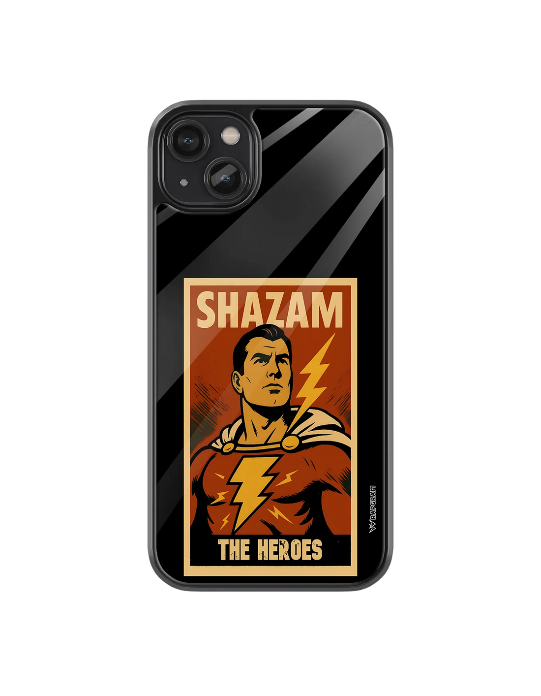 Shazam Heroes Glass Case