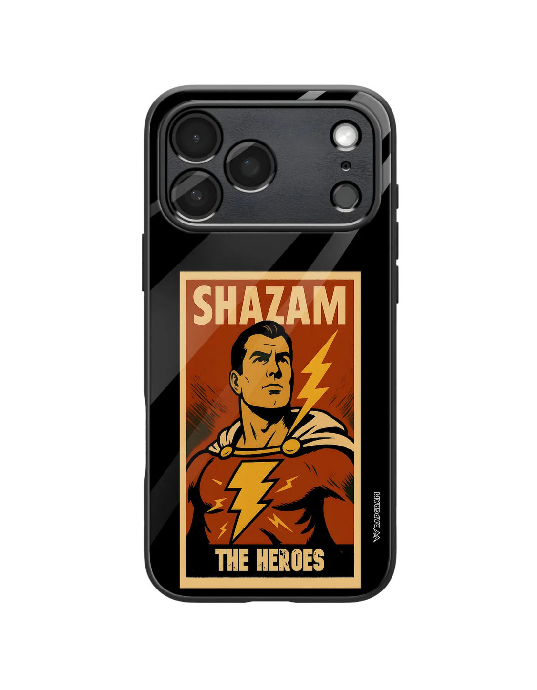 Shazam Heroes Glass Case
