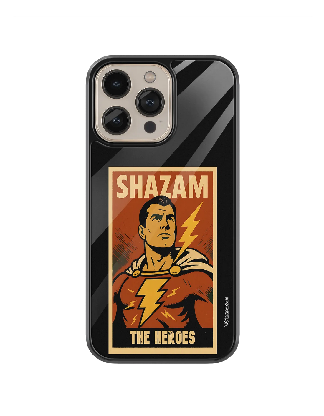 Shazam Heroes Glass Case