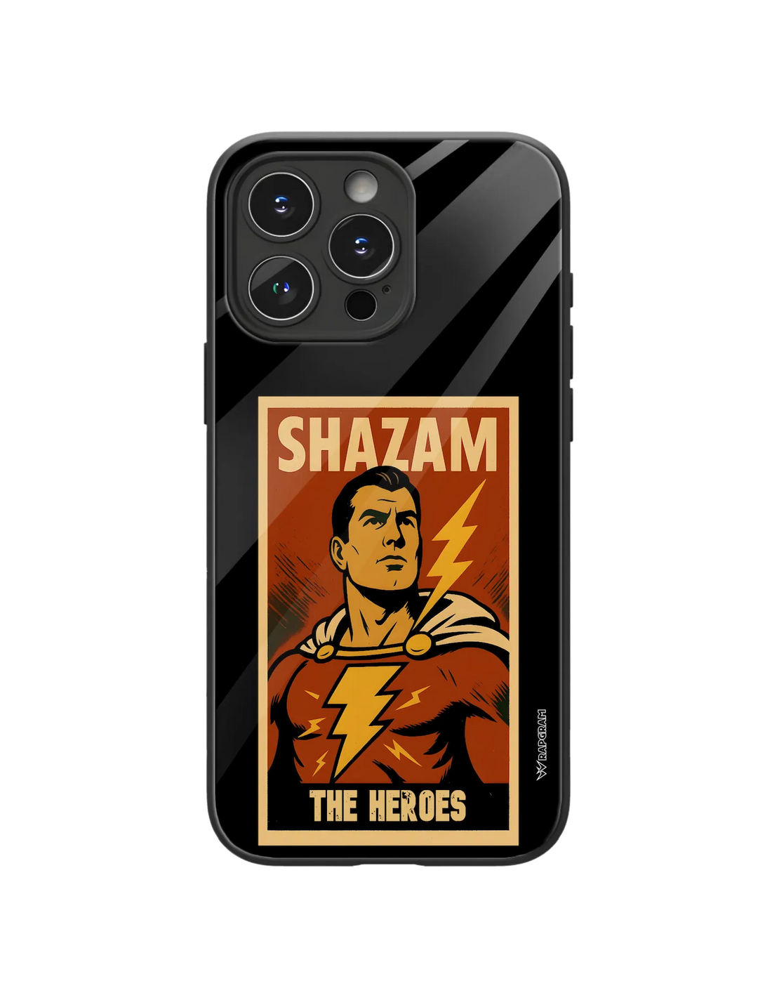 Shazam Heroes Glass Case