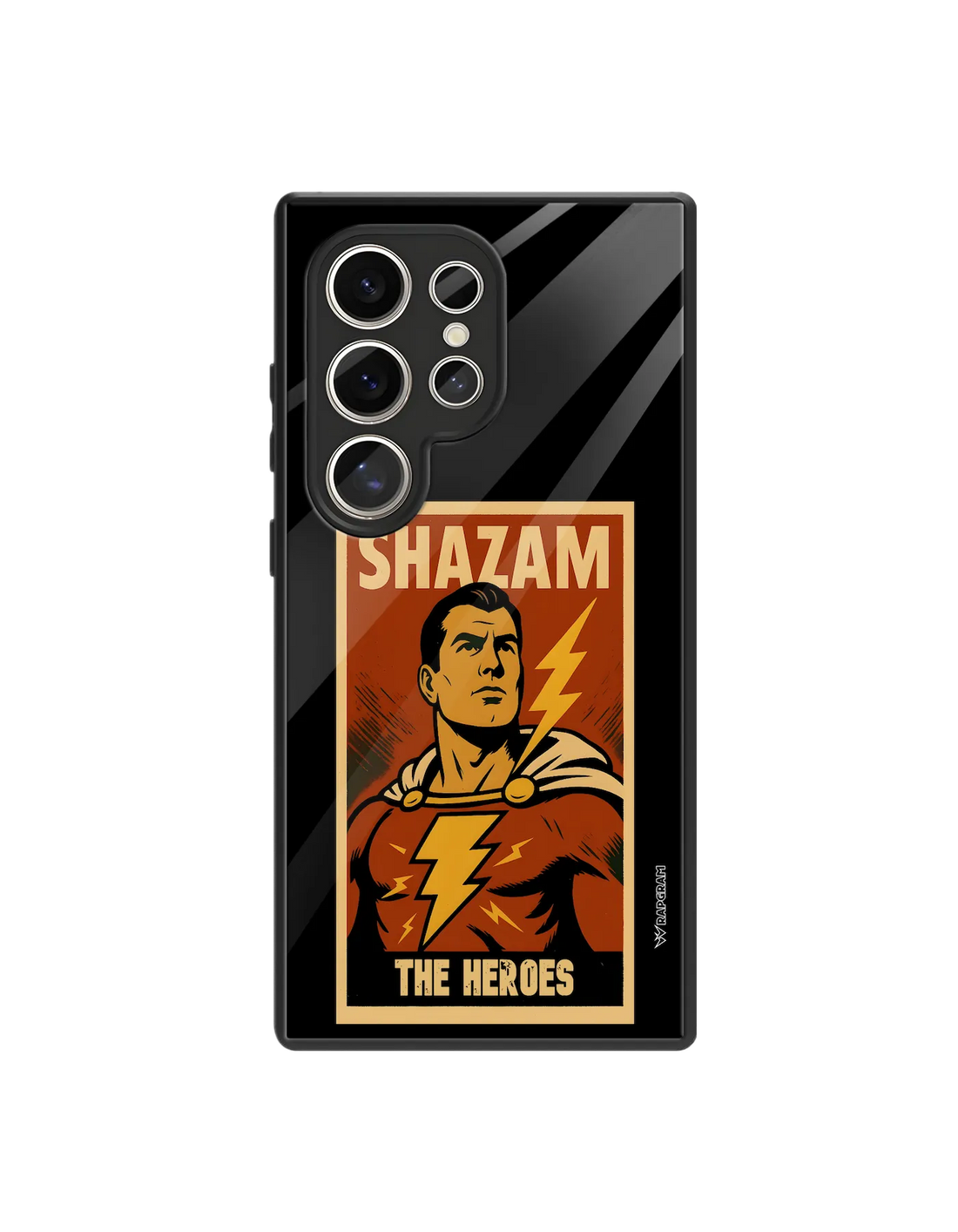Shazam Heroes Glass Case