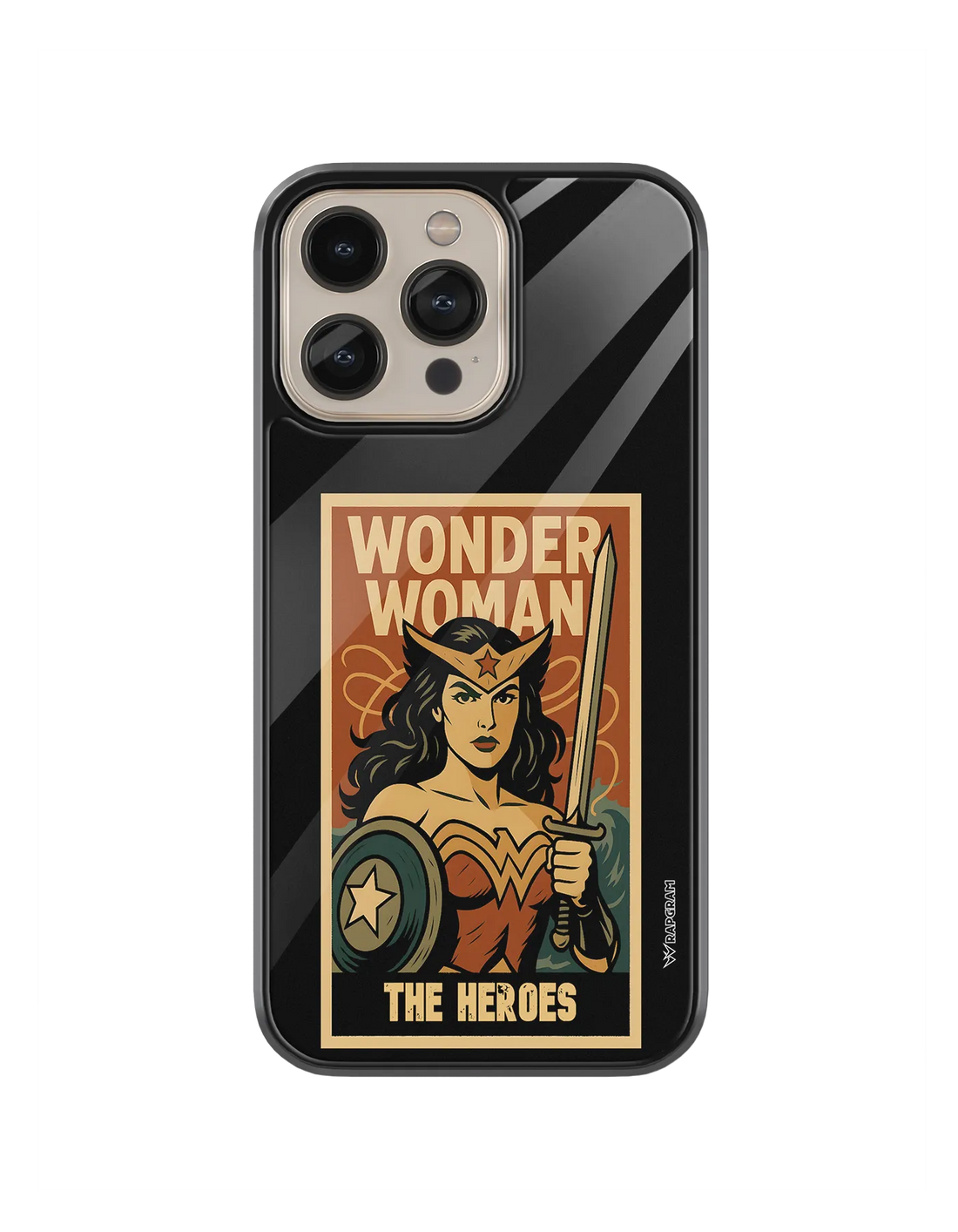 Wonder Woman Glass Case