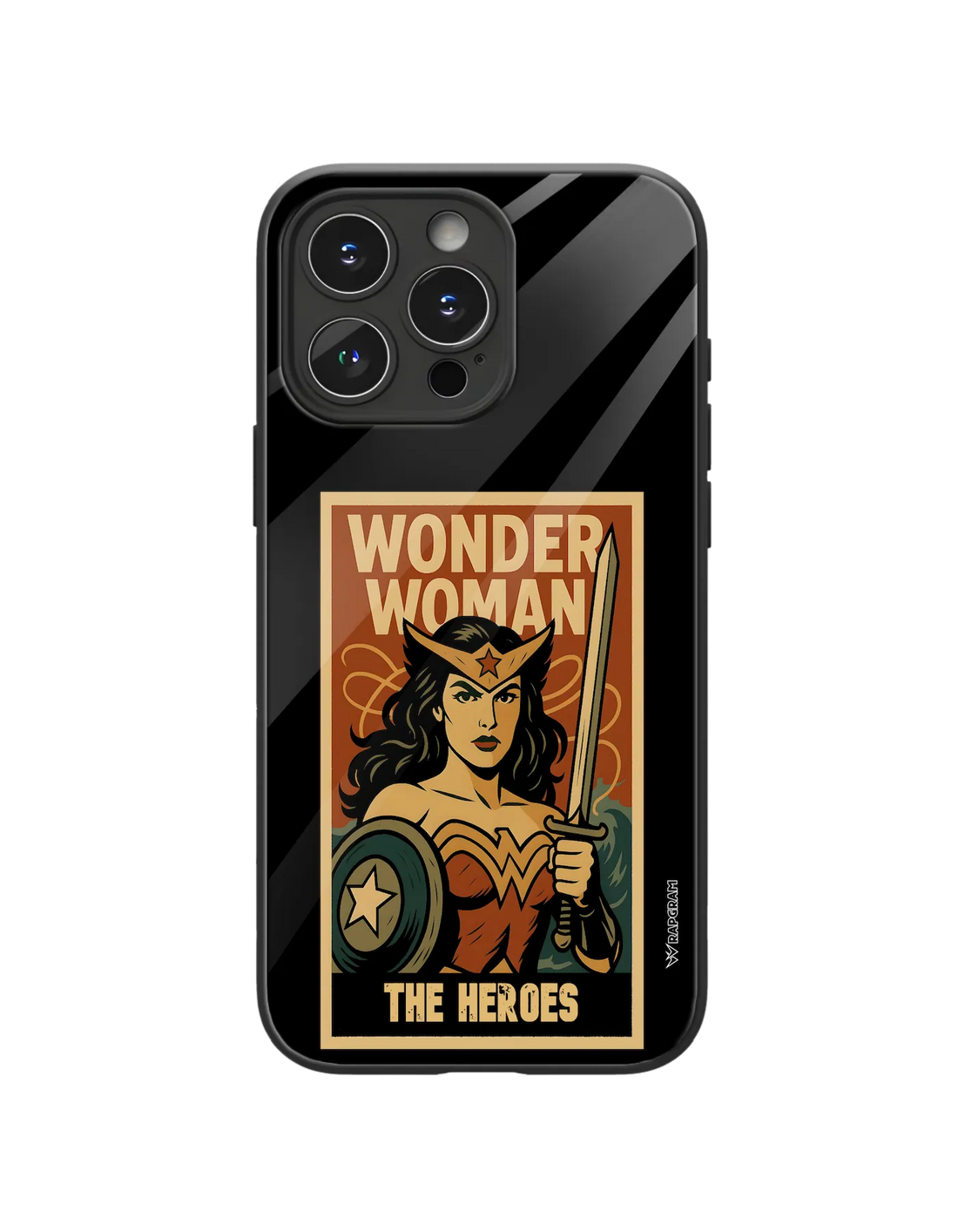 Wonder Woman Glass Case