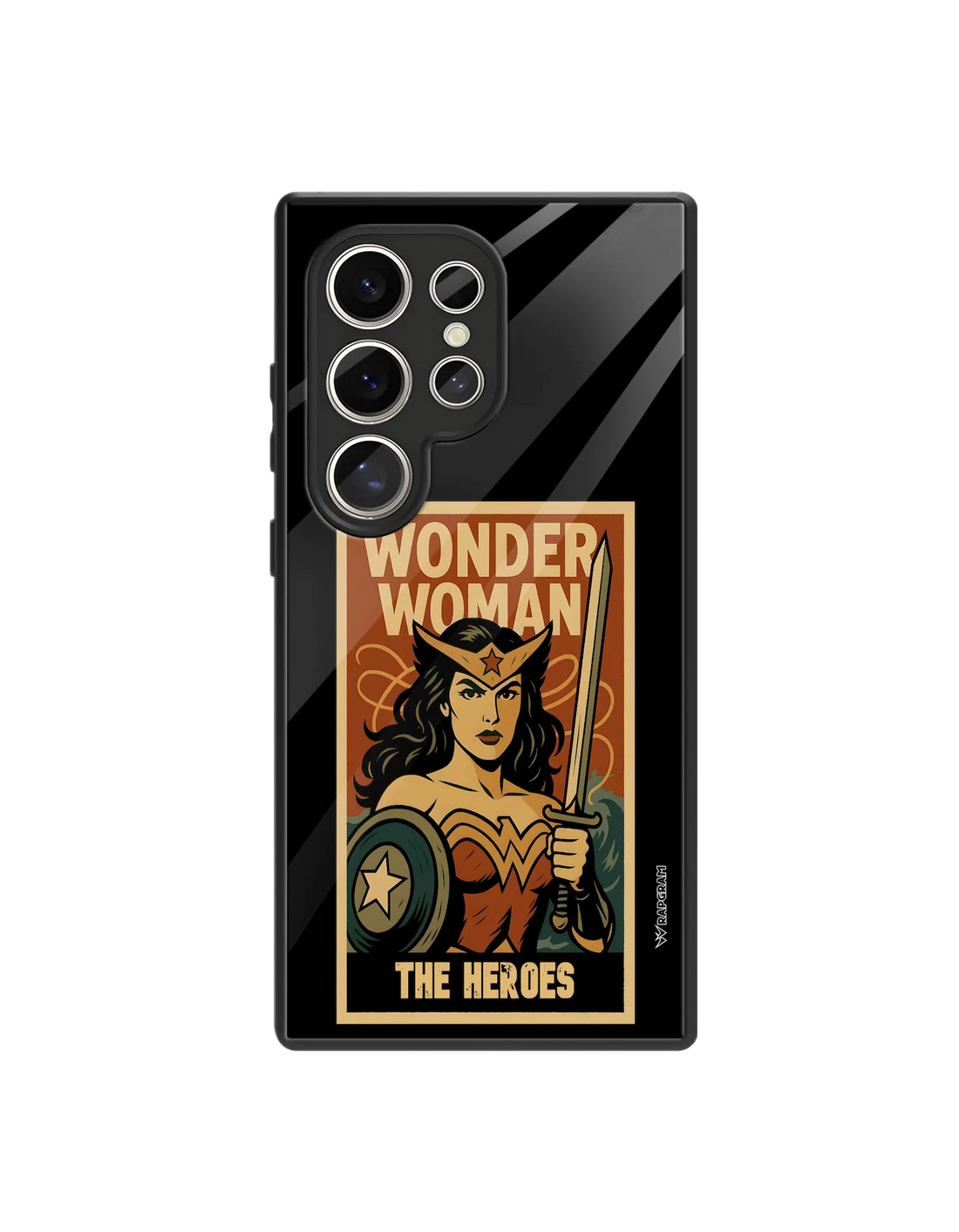 Wonder Woman Glass Case