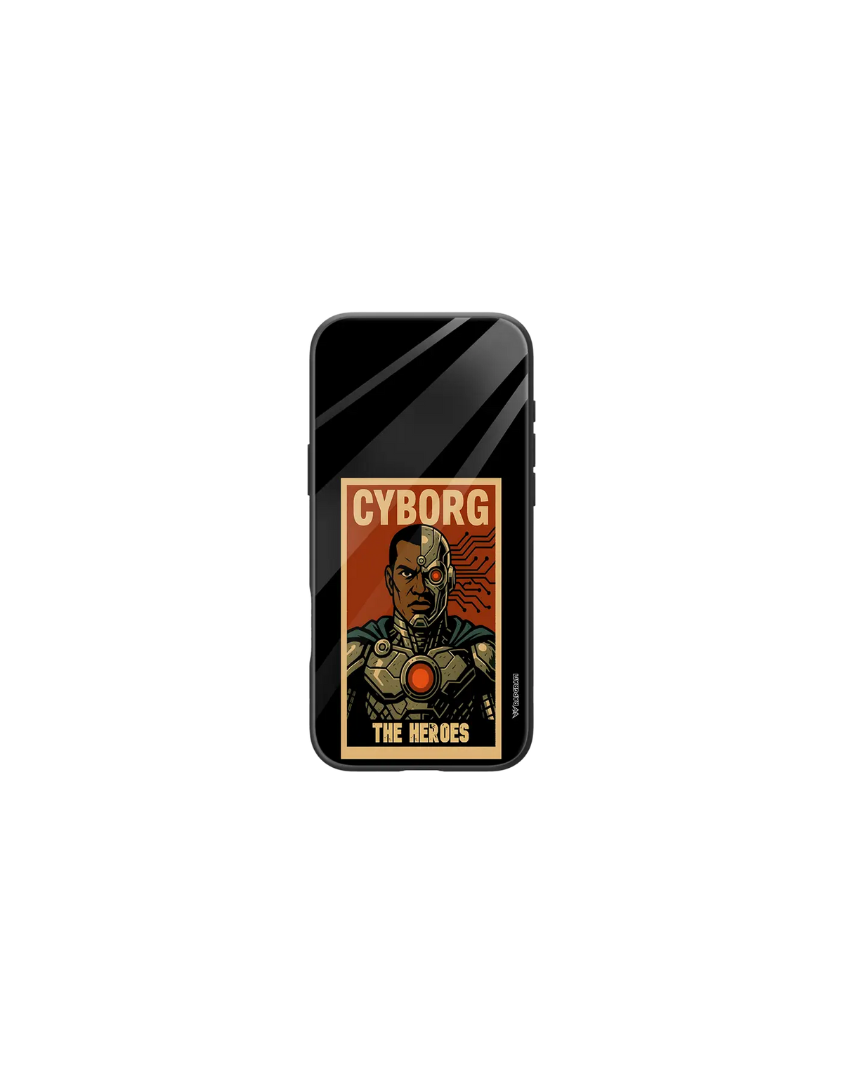 Cyborg Heroes Glass Case - 00