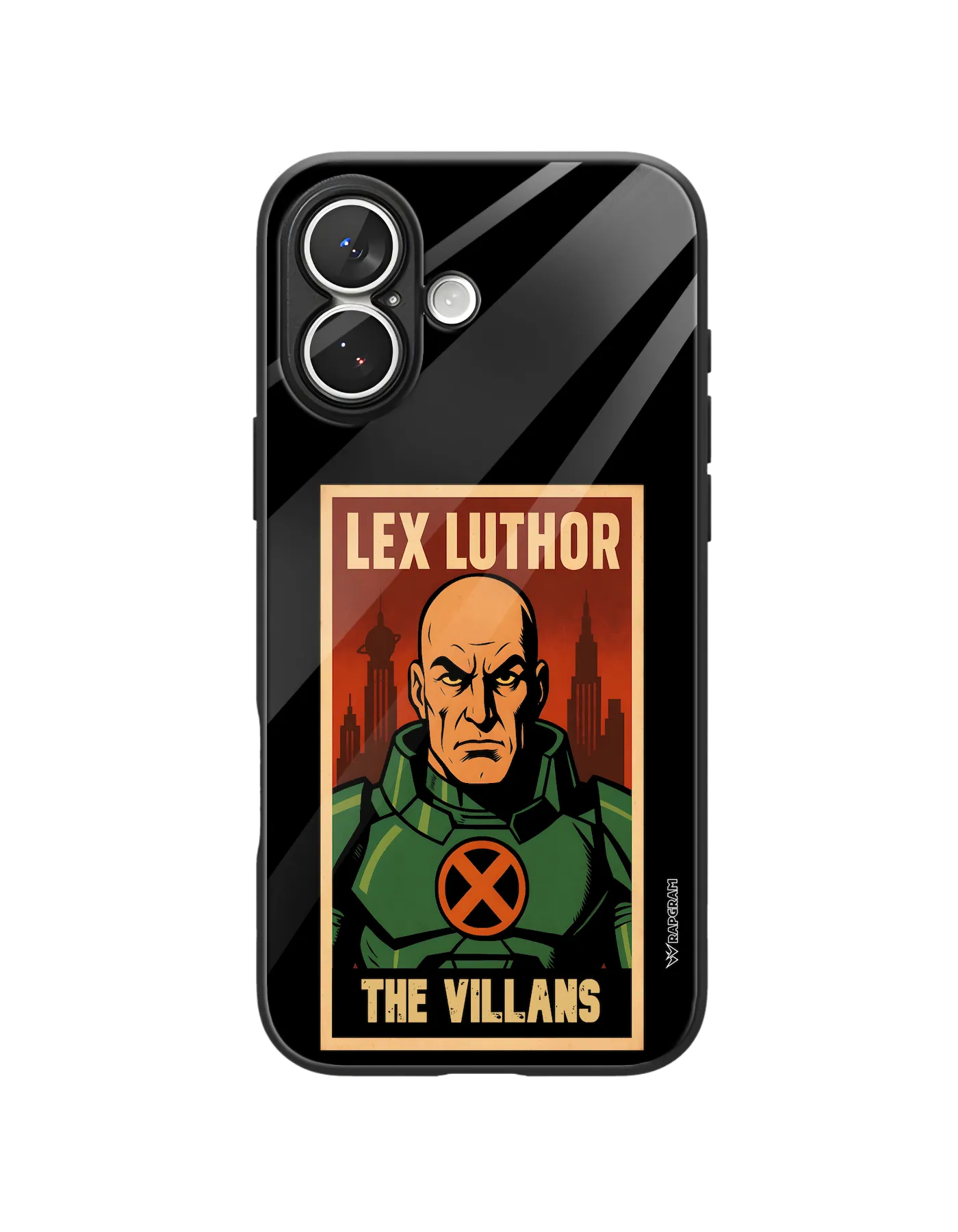 Lex Luthor Glass Case