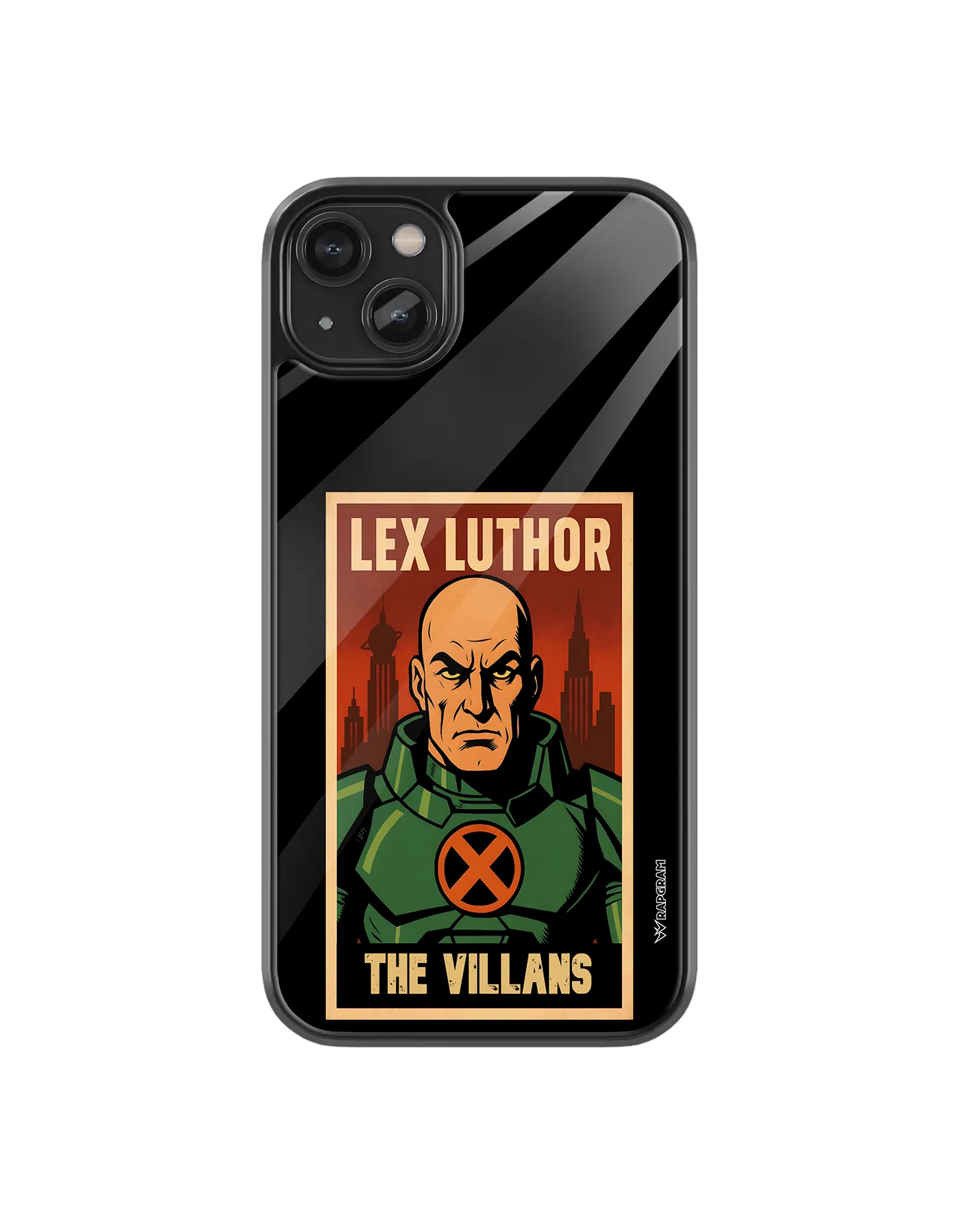 Lex Luthor Glass Case