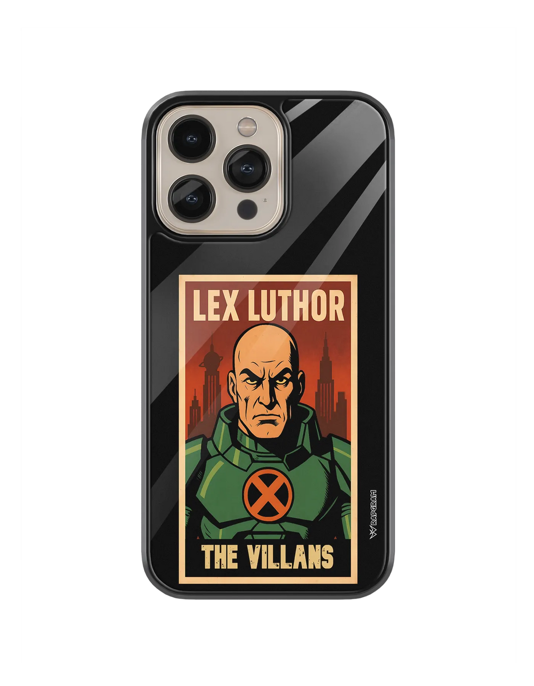Lex Luthor Glass Case