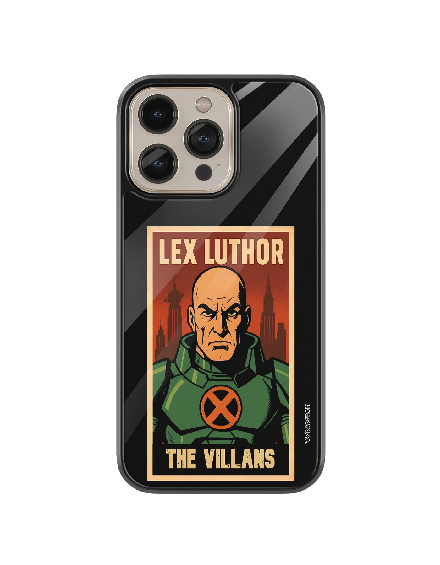 Lex Luthor Glass Case