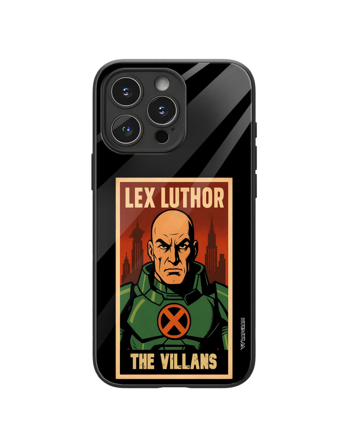 Lex Luthor Glass Case