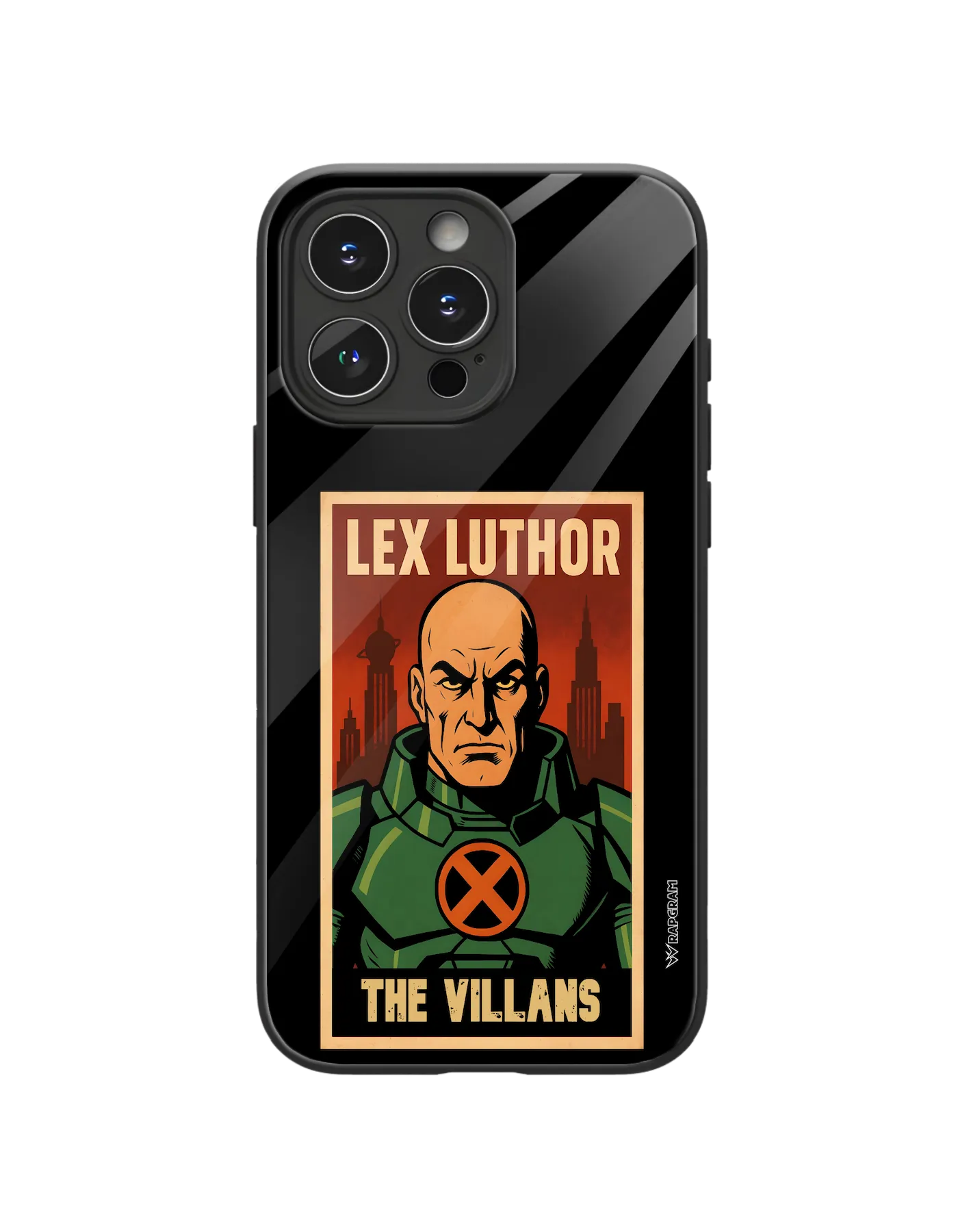 Lex Luthor Glass Case
