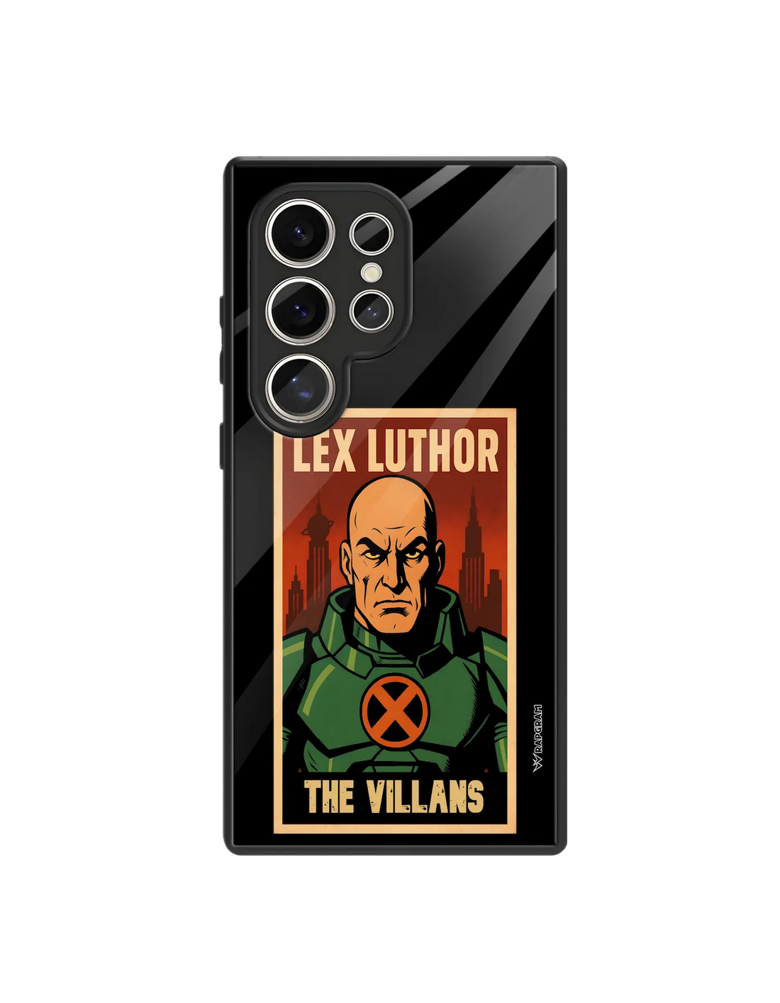 Lex Luthor Glass Case