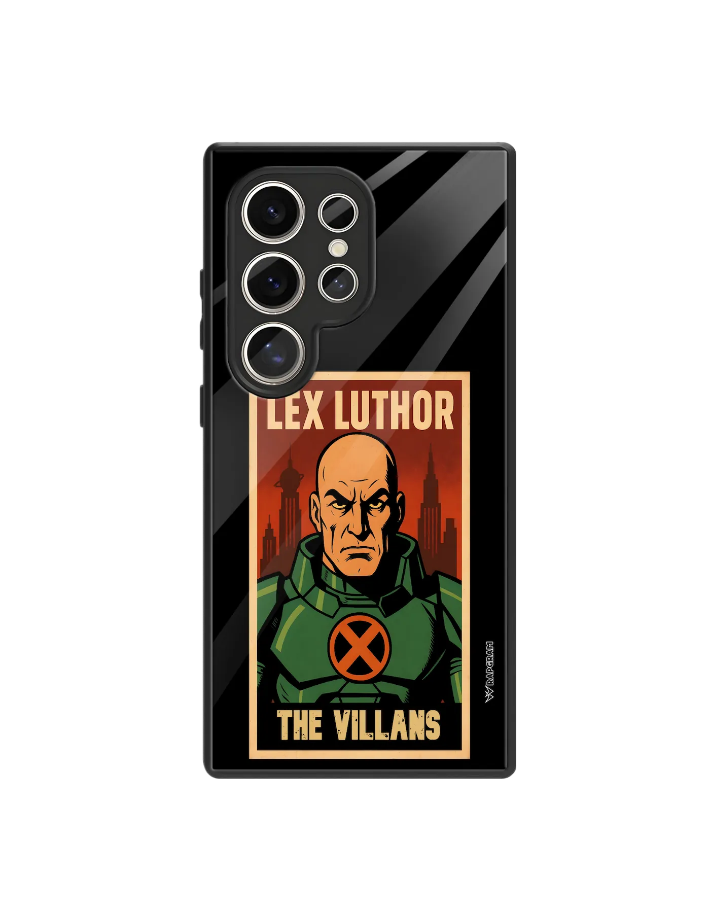 Lex Luthor Glass Case