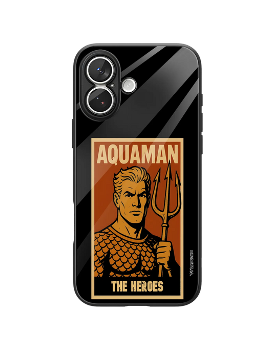 Aquaman Heroes Glass Case