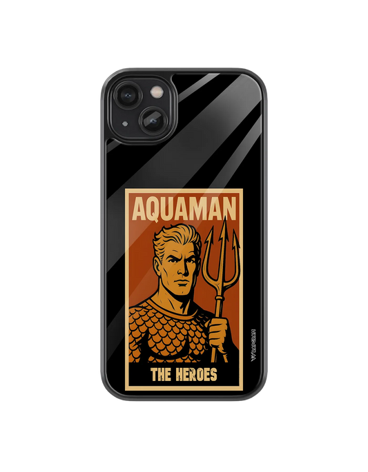 Aquaman Heroes Glass Case