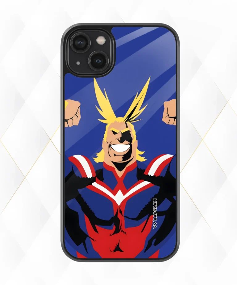 All might Blue Armour Case