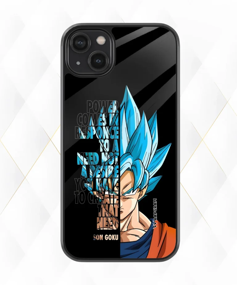 Goku Blue Quote Armour Case