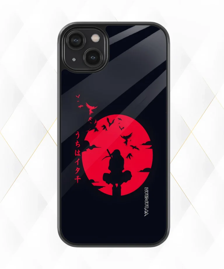 Itachi Black Red Armour Case