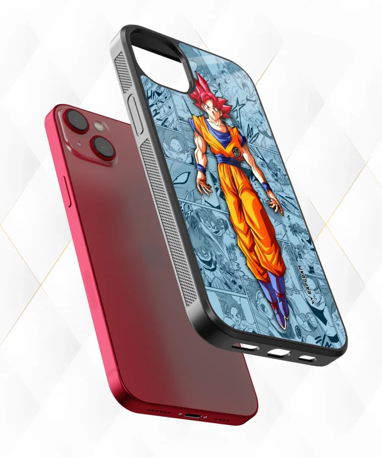 Goku Red Manga Armour Case
