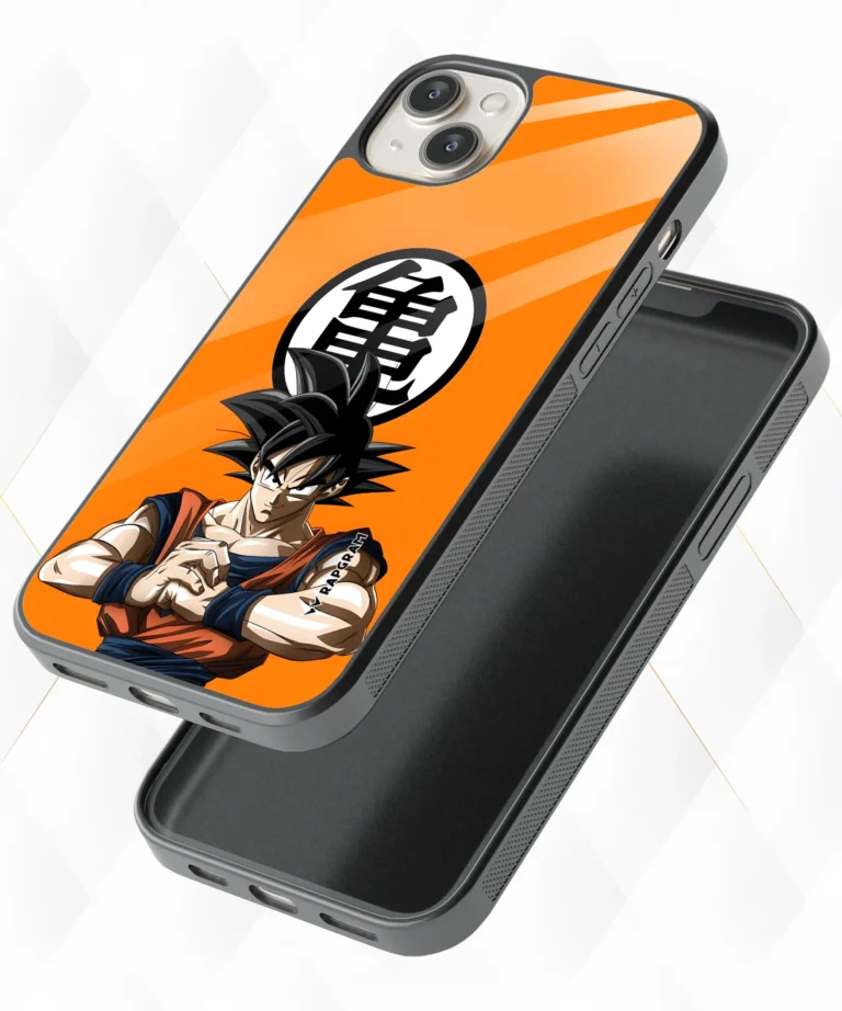 Goku Orange Emblem Armour Case