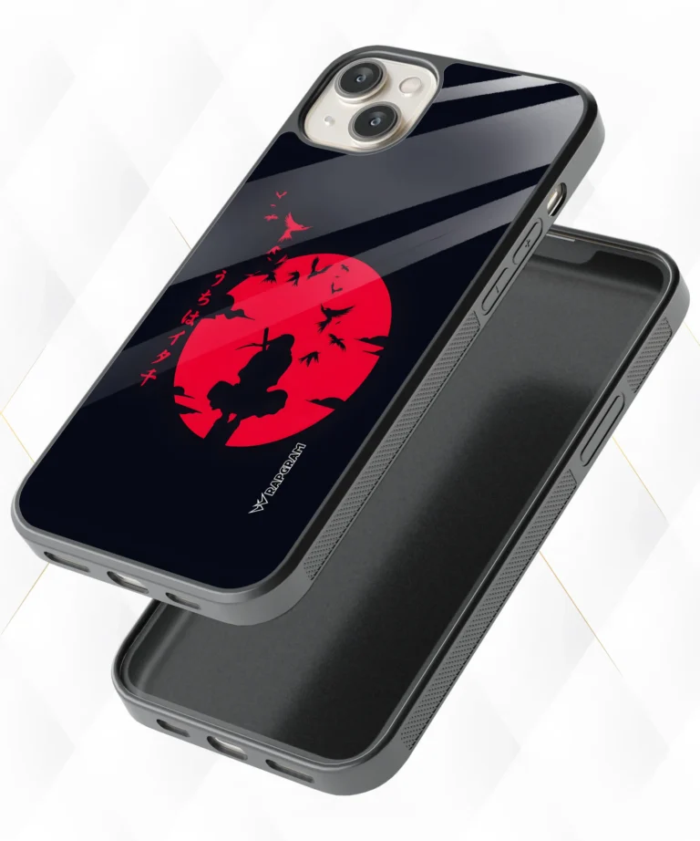 Itachi Black Red Armour Case