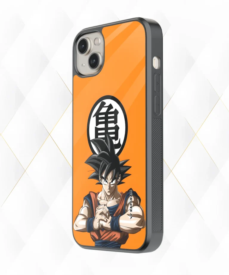 Goku Orange Emblem Armour Case