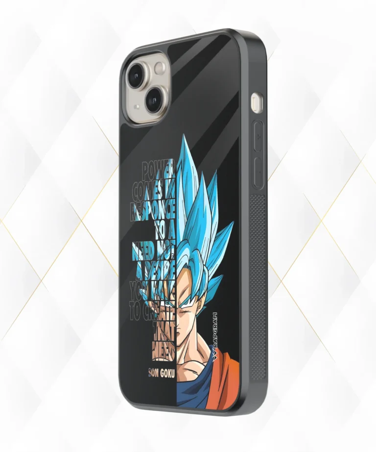 Goku Blue Quote Armour Case