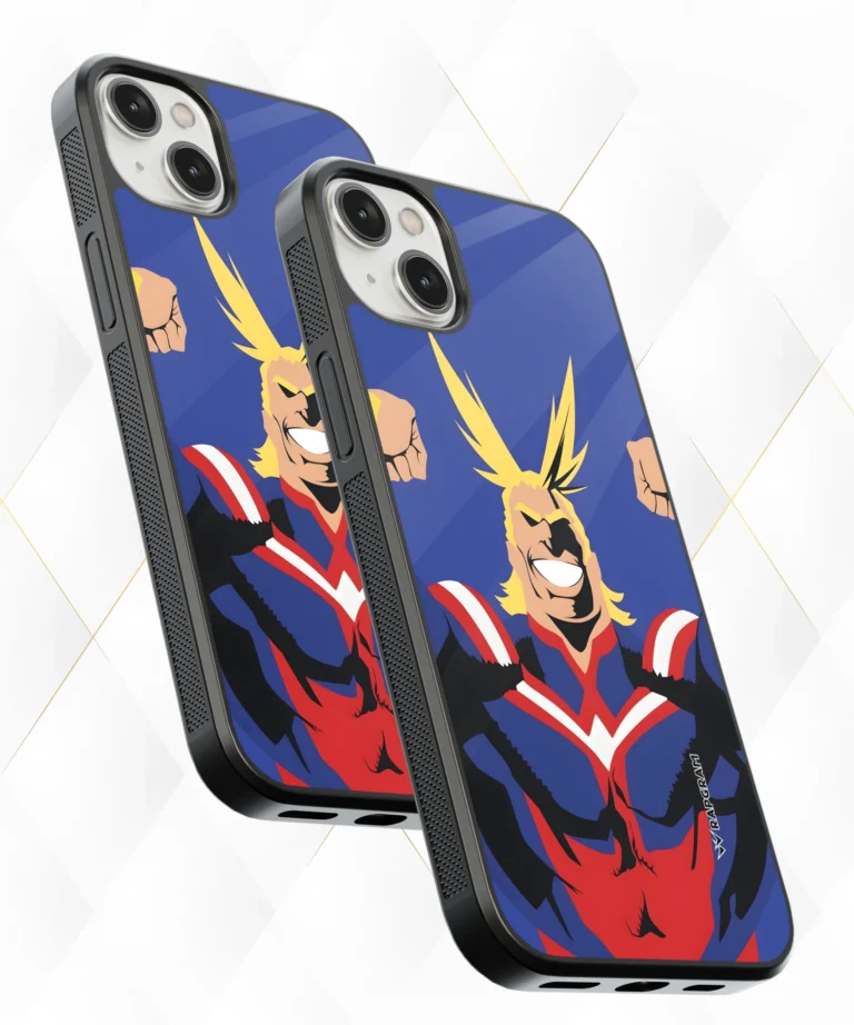 All might Blue Armour Case