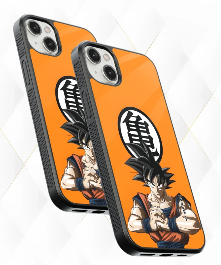 Goku Orange Emblem Armour Case