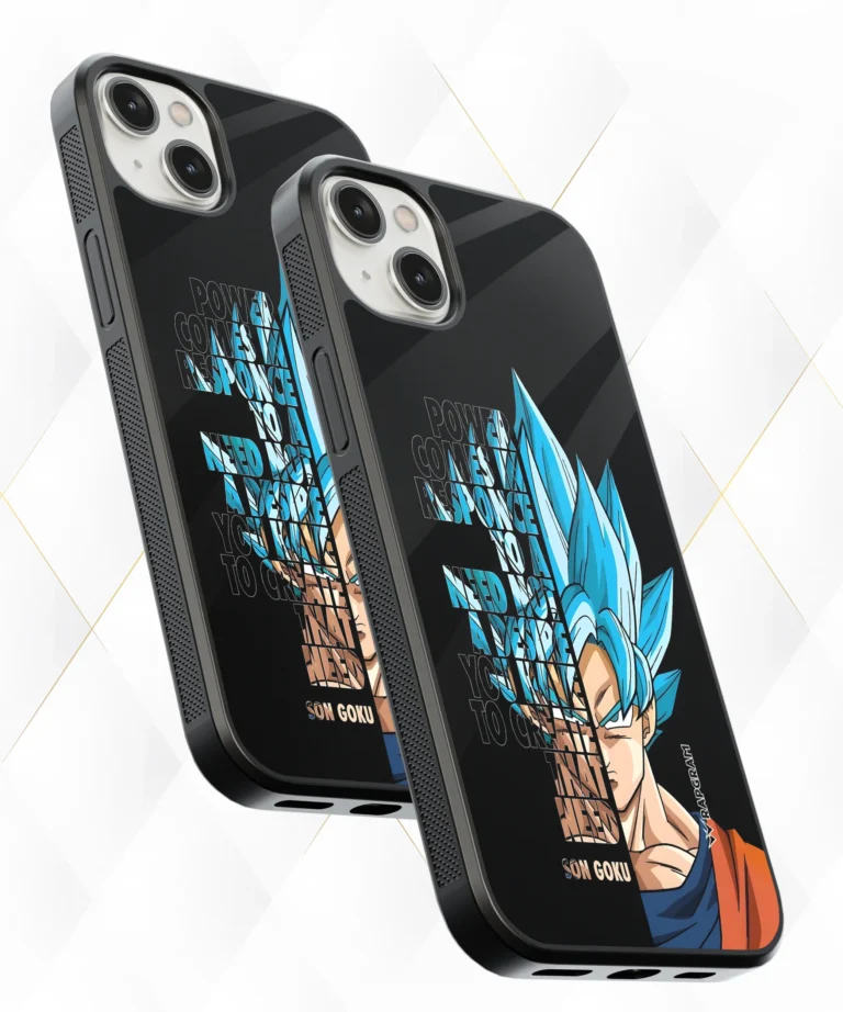 Goku Blue Quote Armour Case