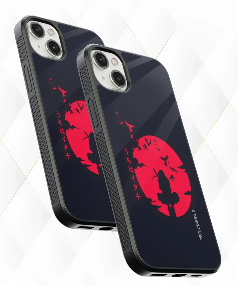 Itachi Black Red Armour Case