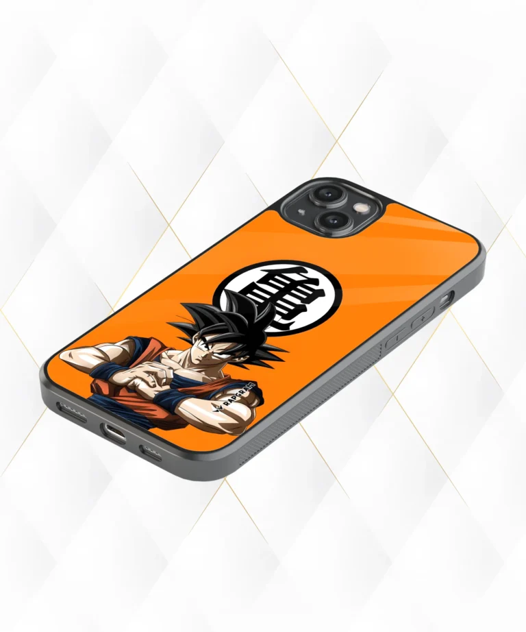 Goku Orange Emblem Armour Case