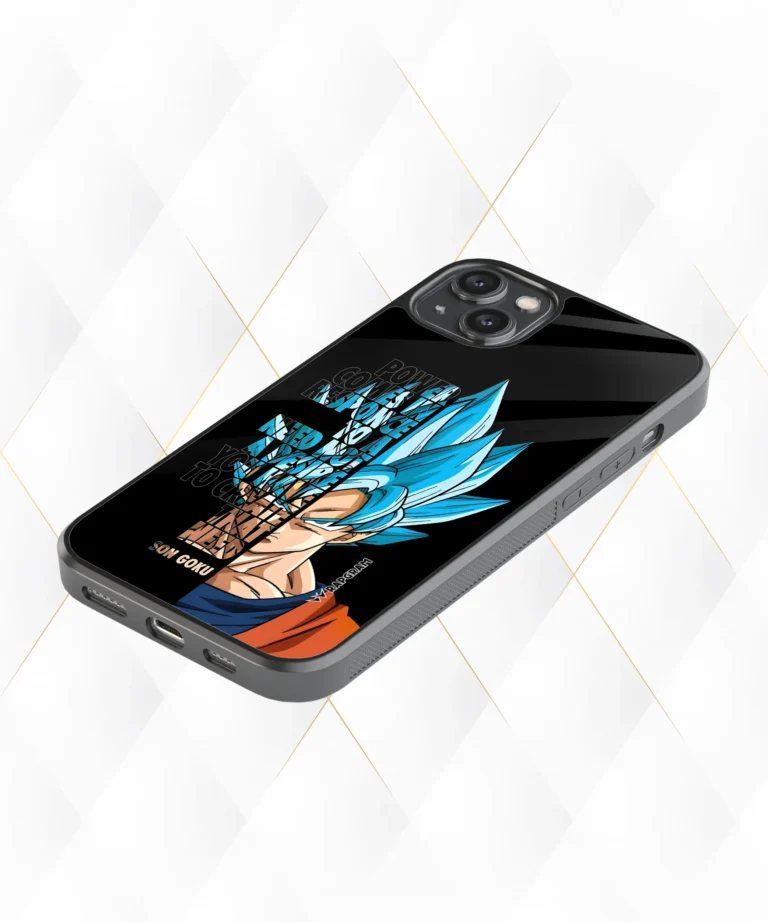 Goku Blue Quote Armour Case