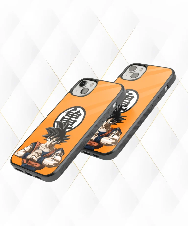 Goku Orange Emblem Armour Case