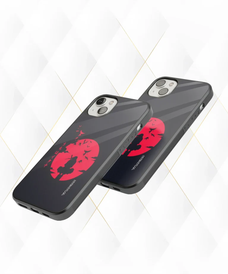 Itachi Black Red Armour Case