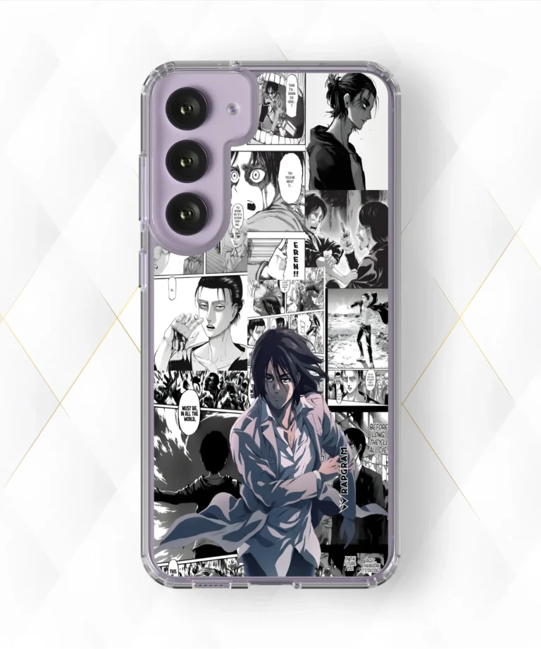 Eren Manga Panel Silicone Case