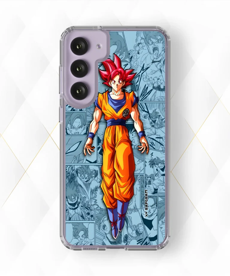 Goku Red Manga Silicone Case