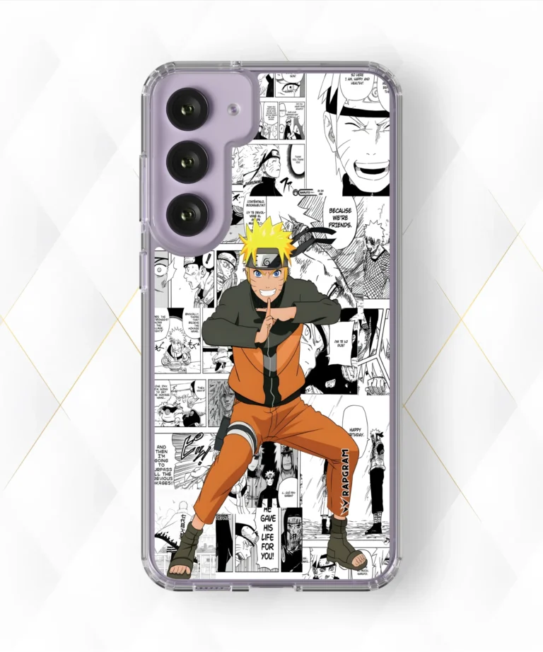 Naruto Manga Collage Silicone Case