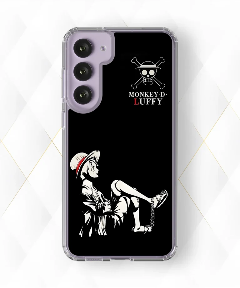 D Luffy Black Silicone Case