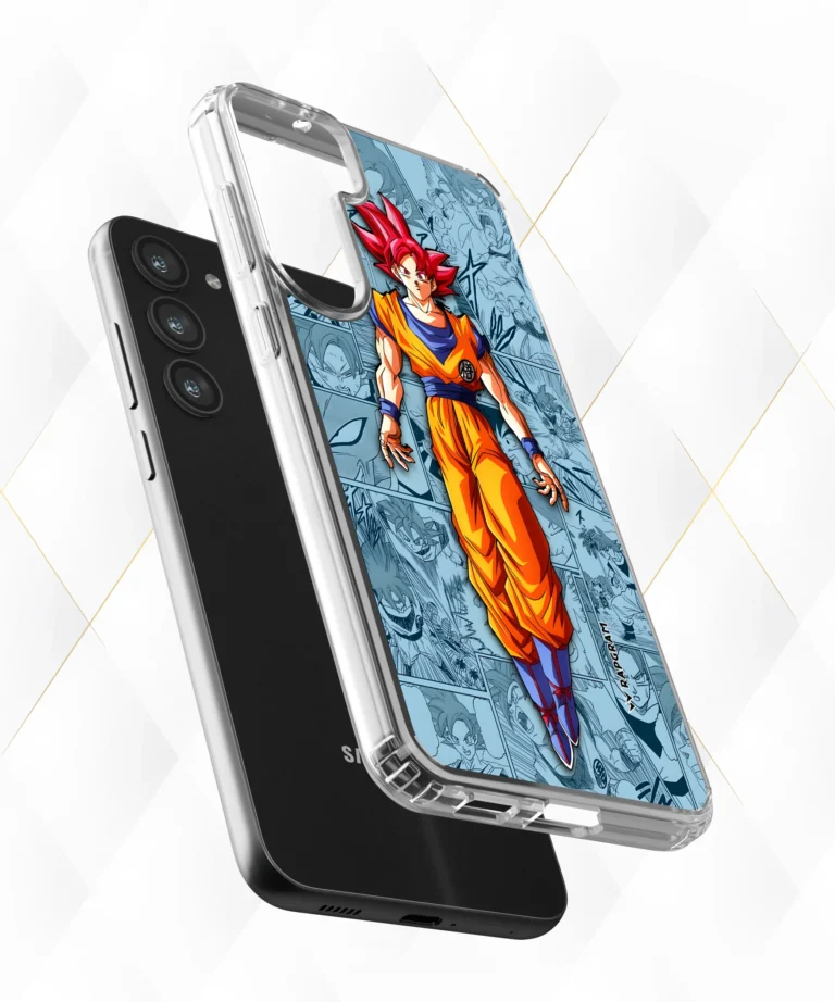 Goku Red Manga Silicone Case