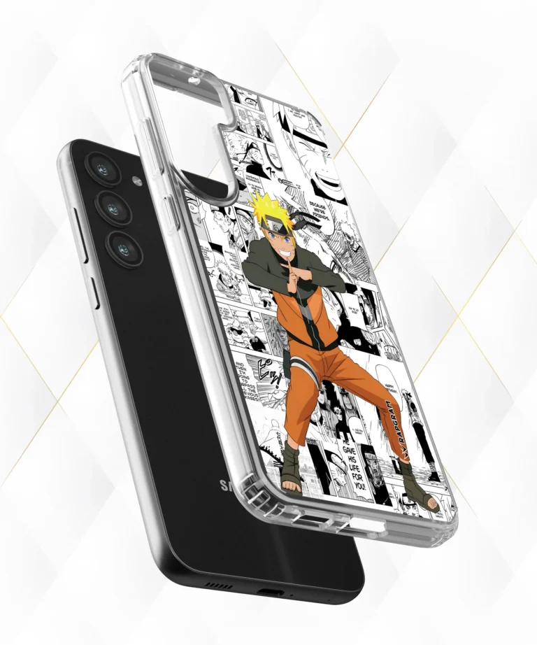 Naruto Manga Collage Silicone Case