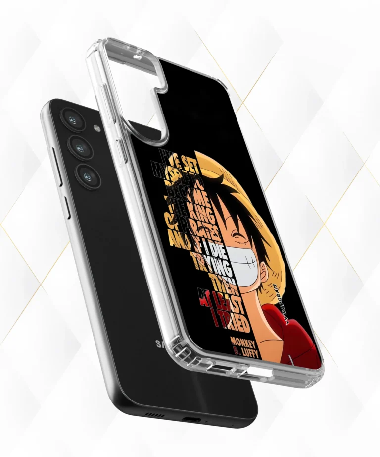 Luffy Quote Silicone Case