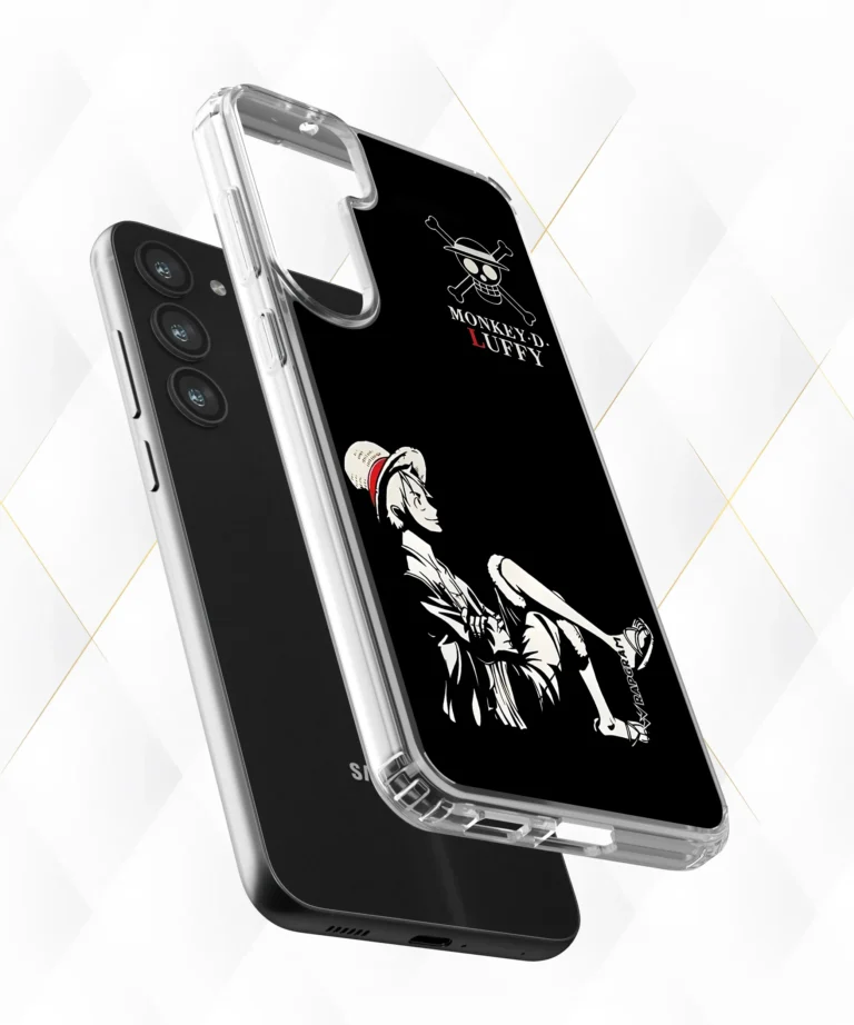 D Luffy Black Silicone Case